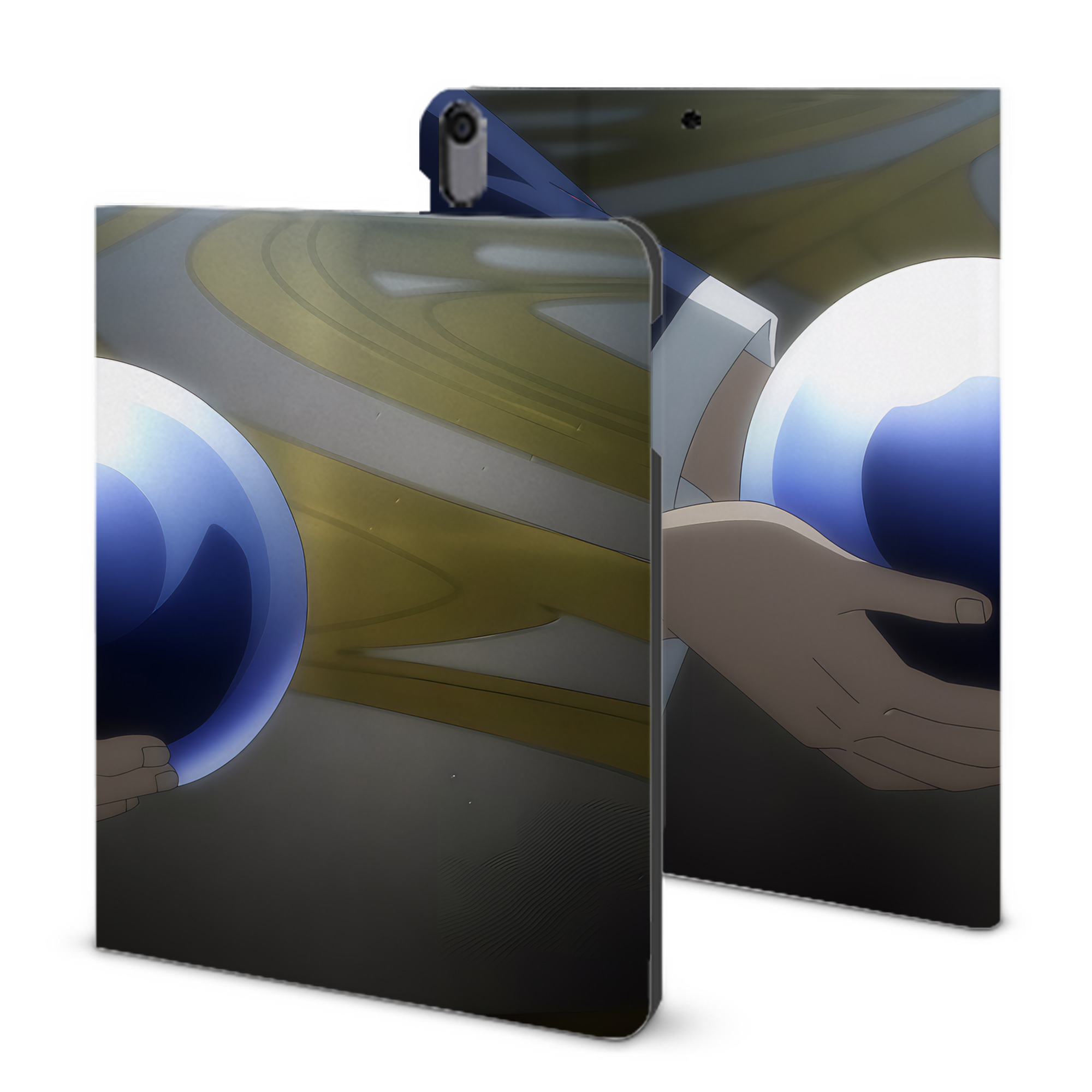 （画像用） 転スラ Regarding Reincarnated to Slime IPad ケース ブック型 PUレザー TPU 耐衝撃 軽量 薄型 ペン収納なし 全面保護 IPad 各モデル対応
